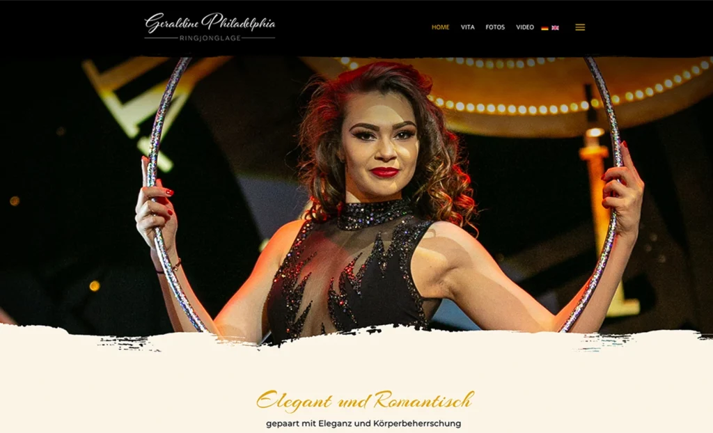 Webseite Geraldine Philadelphia