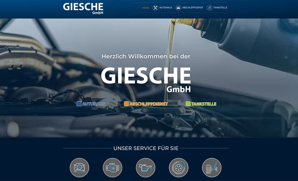 Webseite Giesche GmbH