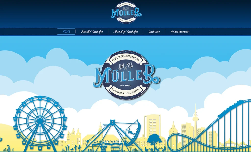 Webseite Schaustellerbetrieb Uwe Müller
